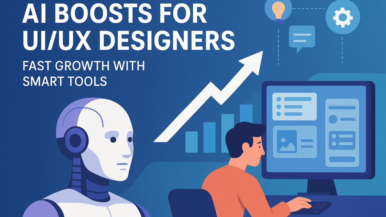 AI Boosts for UI/UX Designers: Fast Growth with Smart Tools