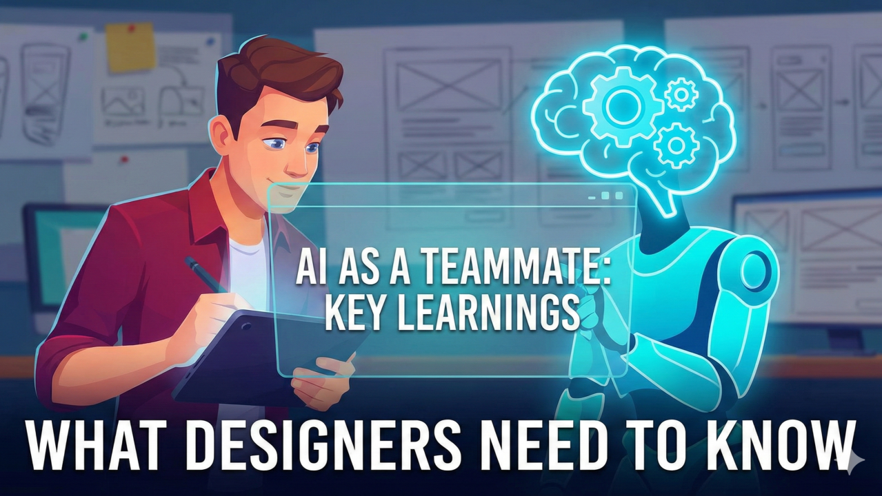 What Designers Need to Know When AI Starts Acting Like a Teammate